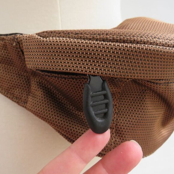 Tumi Womens Mens Unisex Bronze Brown Structured Travel Waist Fanny Pack - Picture 12 of 16